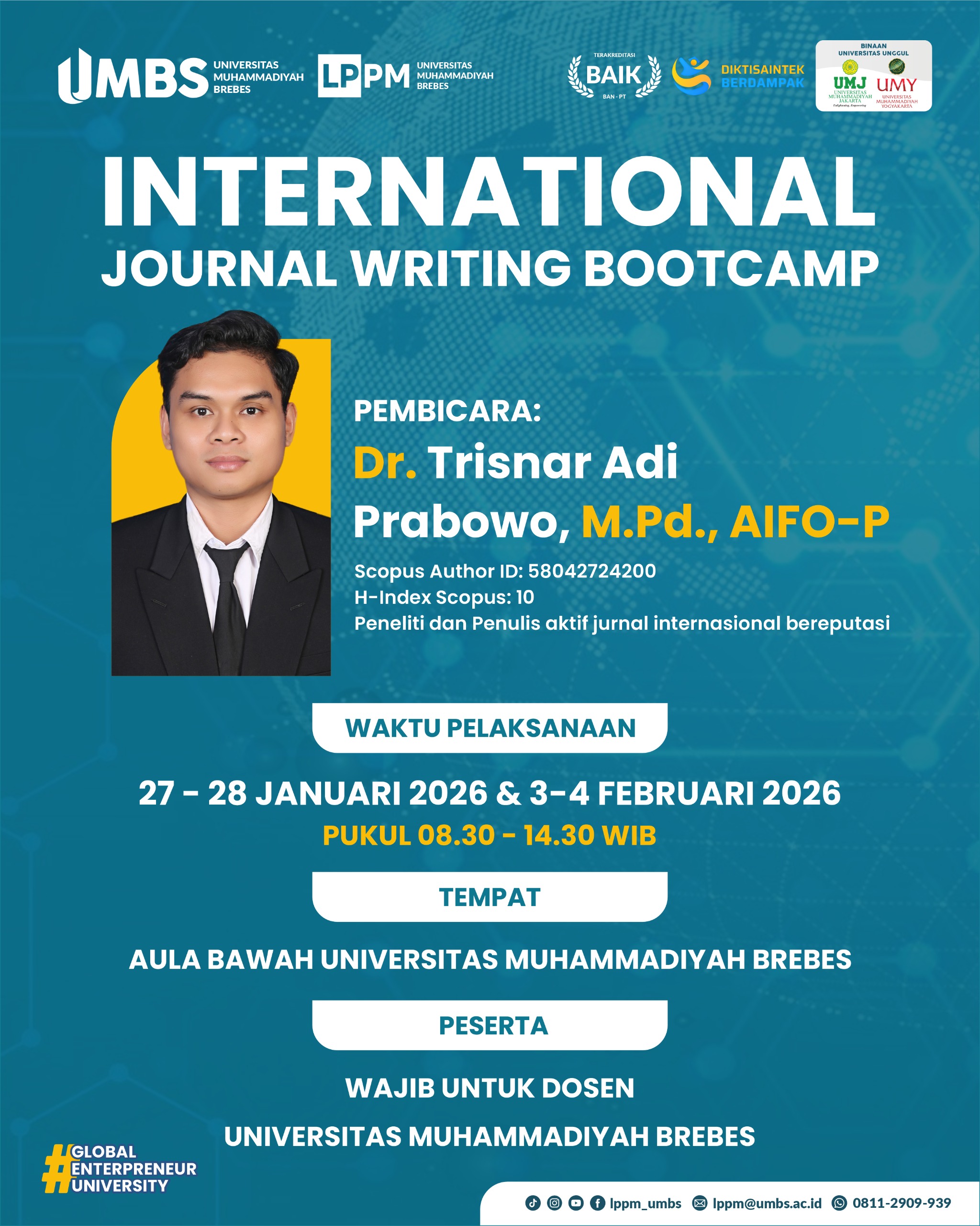 INTERNATIONAL JOURNAL WRITING BOOTCAMP